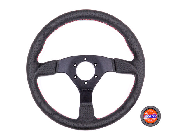Steering Wheel Strada Black / Red SCO015TSDPLRS