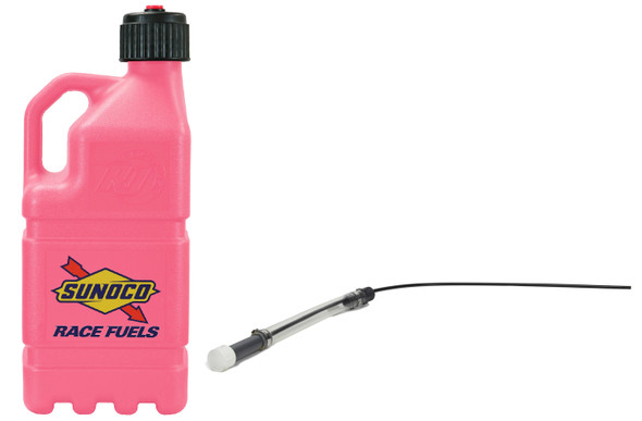 Pink Sunoco Race Jug Gen 2 w/ Filler Hose SRJR7200PKHOSE