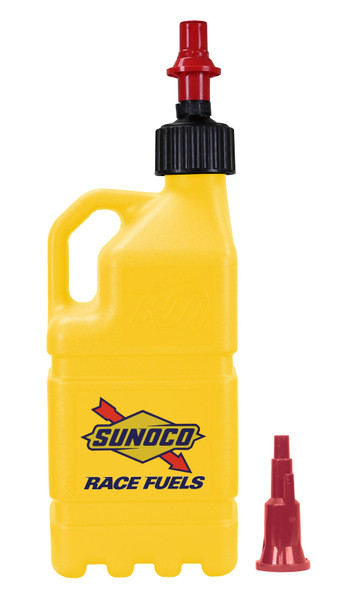 Yellow Sunoco Race Jug w / FastFlo Lid & Vechical SRJR7200YL-FF