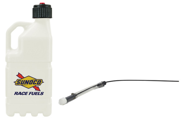 Clear Sunoco Race Jug GEN 3 w/Filler Hose SRJR7500CLHOSE