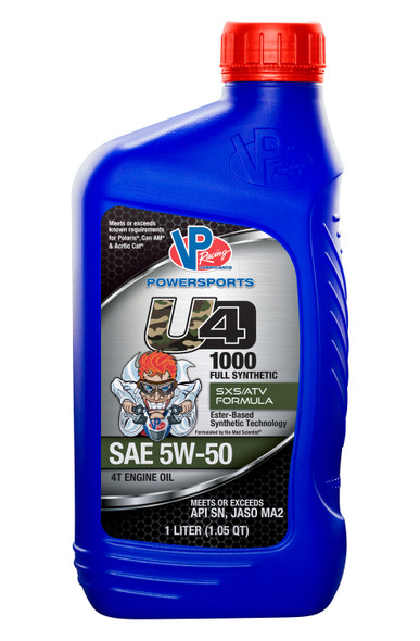 VP Oil SAE 5w50 UTV/ATV Syn 32oz VPFVP7150503