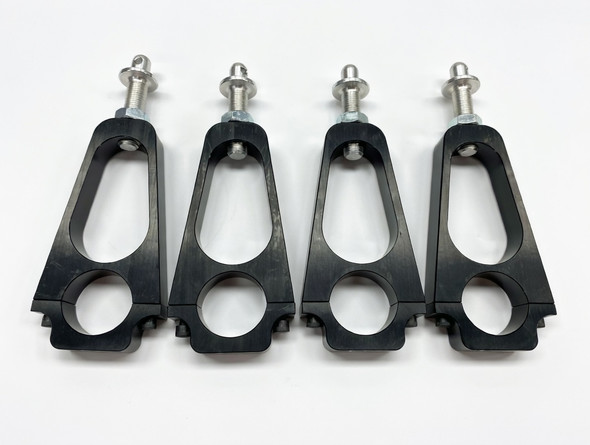 Hood Pin Mount Kit 4.5" x 1.5" x 1/2-20 Dirt Late Model Modified IMCA