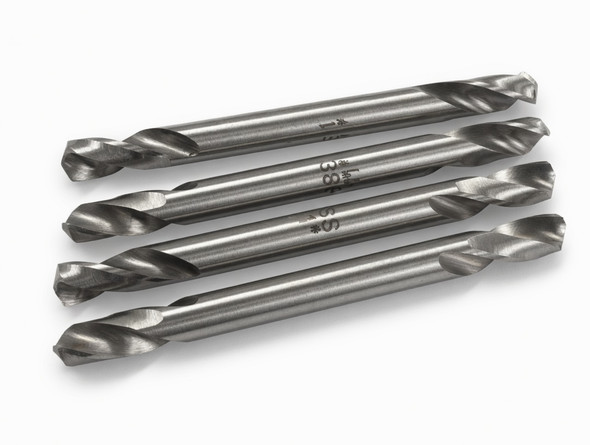 3/16" Drill Bits for Rivets - Heavy-Duty Steel (Pack of 4)