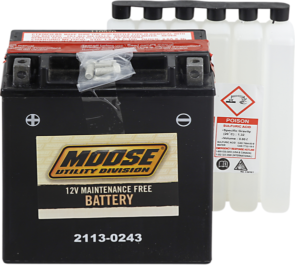 MOOSE UTILITY AGM Battery - YTX20CH-BS MTX20CH-BS