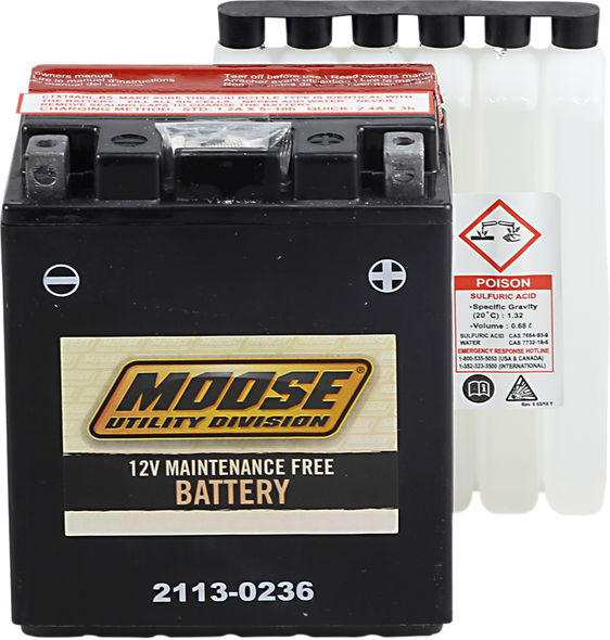MOOSE UTILITY AGM Battery - YTX14AHL-BS MTX14AHL-BS