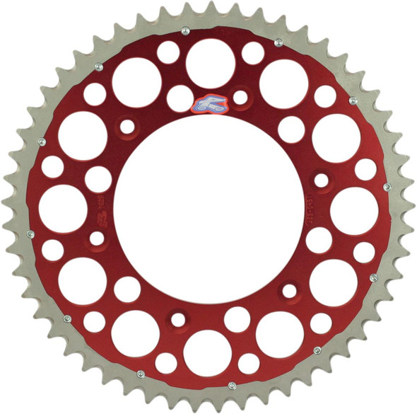 RENTHAL Renthal TwinRing Rear Sprocket 50T Red 520 Chain 1540-520-50GPRD 