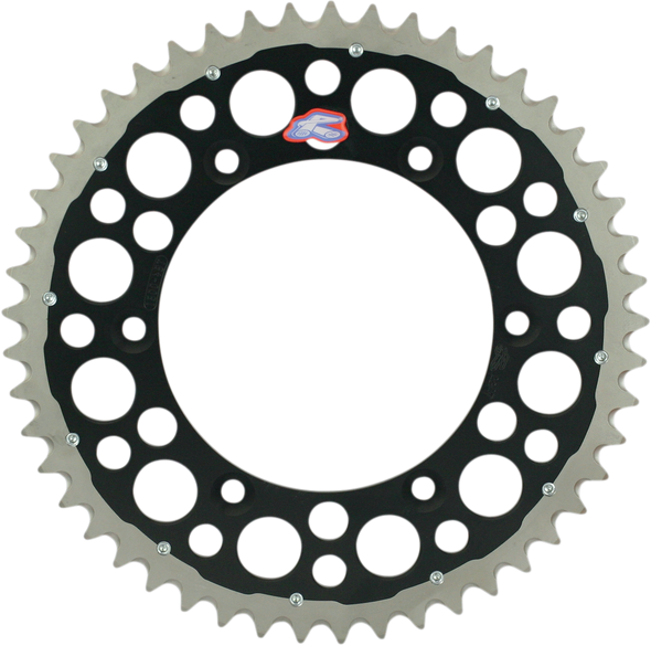 RENTHAL Twinring™ Rear Sprocket - 50-Tooth - Black 2240-520-50GPBK