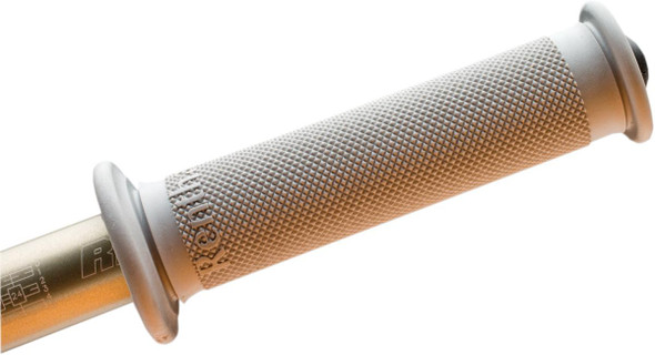 RENTHAL Renthal Road Race Grips Soft Compound 7/8" Full Diamond Light Gray G147 