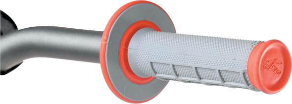 RENTHAL Renthal Dual-Compound Grips Orange 7/8" Half Waffle Twist Throttle G155 