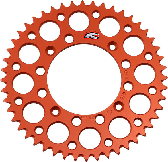 RENTHAL Renthal Rear Sprocket 48T Orange 520 Chain 7075-T6 Aluminum 441U-520-48GPOR 