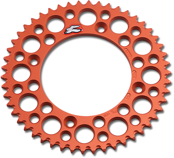 RENTHAL Rear Sprocket - 50-Tooth - Orange 441U-428-50GPOR