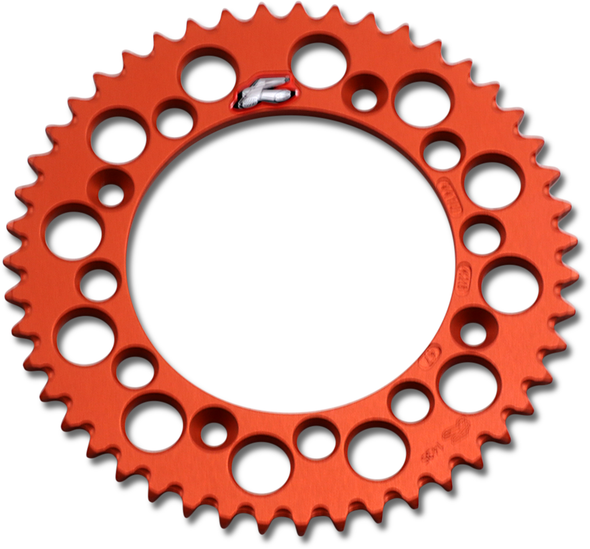 RENTHAL Rear Sprocket - 47-Tooth - Orange 441U-428-47GPOR