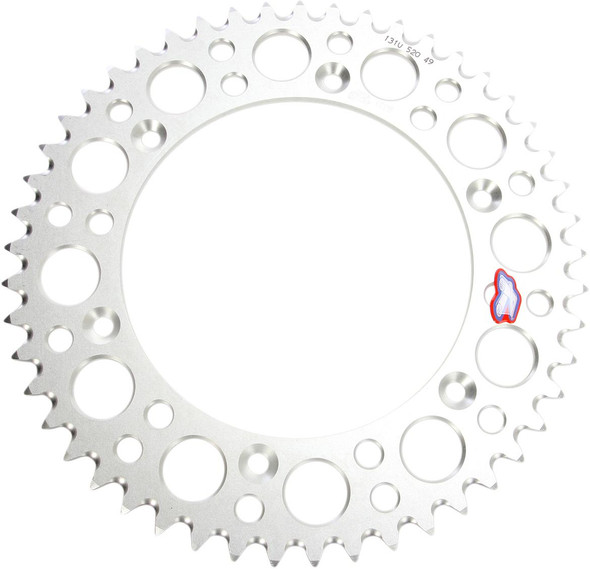 RENTHAL Renthal Ultralight Rear Sprocket 49T 520 Chain Silver 131U-520-49GBSI 