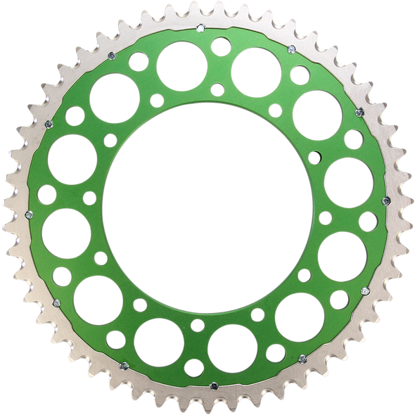 RENTHAL Twinring™ Rear Sprocket - 51-Tooth - Green 112052051GPGN
