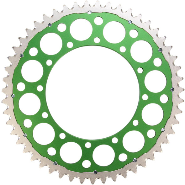 RENTHAL Renthal Twinring Rear Sprocket 51T Green 112052051GPGN 