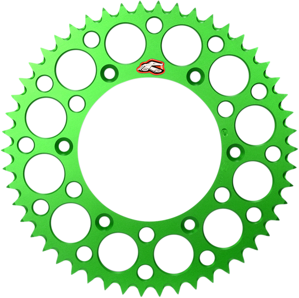 RENTHAL Twinring™ Rear Sprocket - 49-Tooth - Green 112052049GPGN
