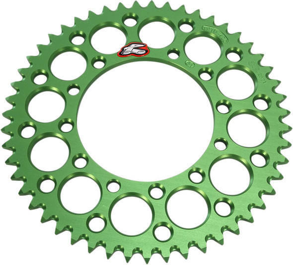 RENTHAL Renthal 51-Tooth Green Rear Sprocket for Kawasaki 191U-420-51GEGN 