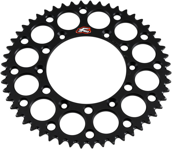 RENTHAL Renthal Ultralight Rear Sprocket 52T Black 123U-520-52GYBK 
