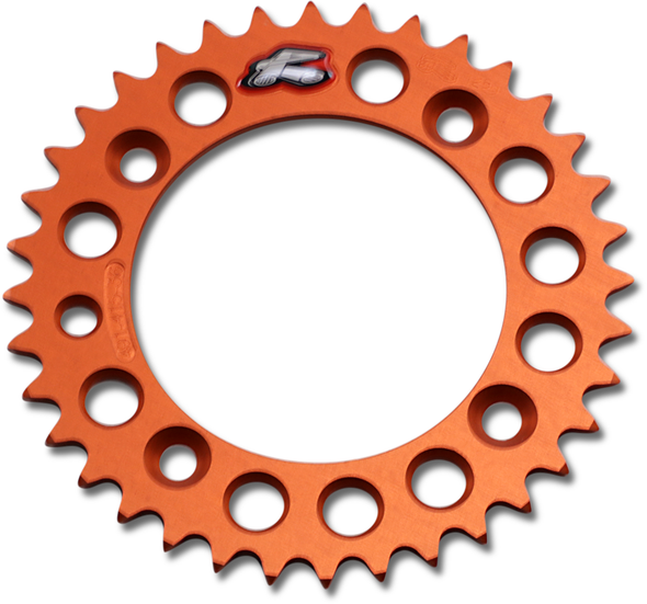 RENTHAL Rear Sprocket - 36-Tooth - Orange 491-415-36P-OR