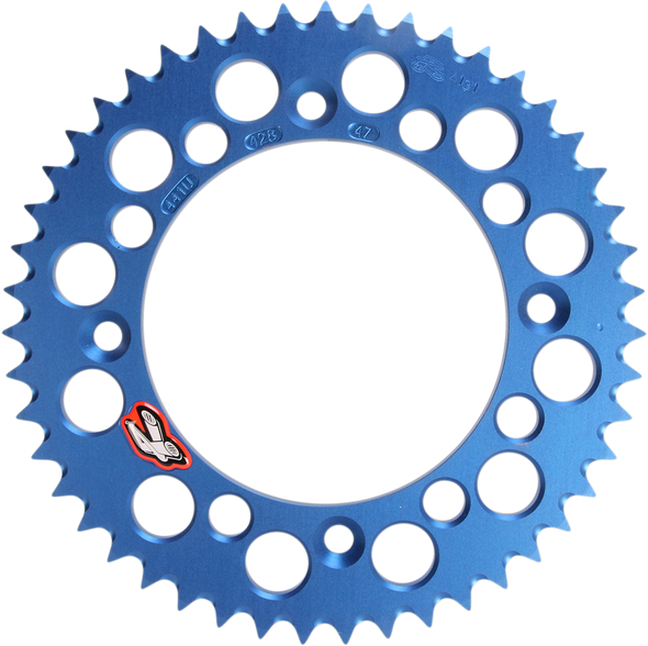 RENTHAL Sprocket - Husqvarna - Blue - 47-Tooth 441U-428-47GPBU