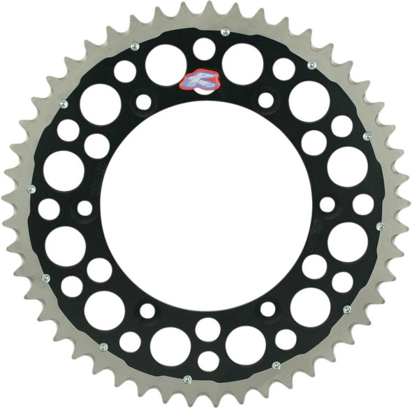 RENTHAL Renthal Twinring Rear Sprocket 50T Black 1540-520-50GPBK 