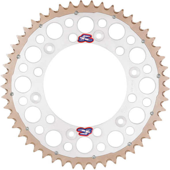 RENTHAL Renthal TwinRing Rear Sprocket 51T Silver 1500-520-51GPSI 