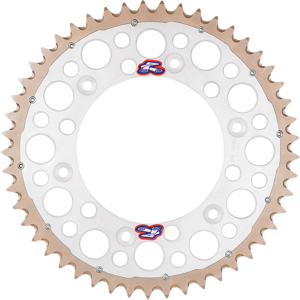 RENTHAL Twinring™ Rear Sprocket - 49-Tooth - Silver 1540-520-49GPSI