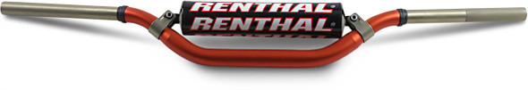 RENTHAL Renthal Twinwall 998 Reed/Windham Handlebar 31-5/8" Width 2-23/32" Rise 2-3/16" Sweep Orange 99801OR02185 
