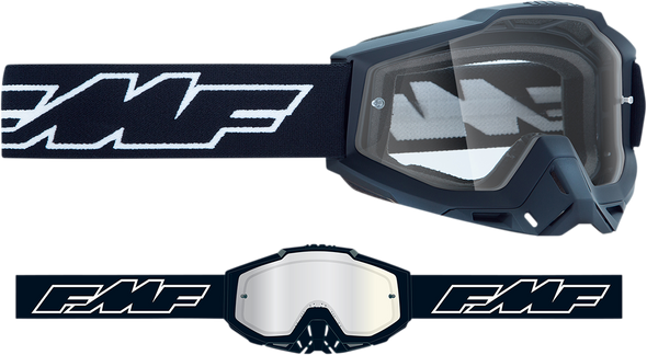 FMF Youth PowerBomb Goggles - Rocket - Black - Clear F-50047-00001