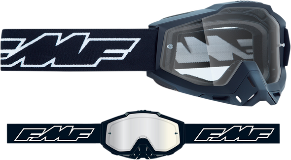 FMF PowerBomb Goggles - Rocket - Black - Clear F-50036-00001