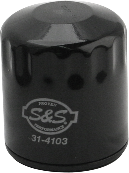 S&S CYCLE Oil Filter - Black 31-4103A