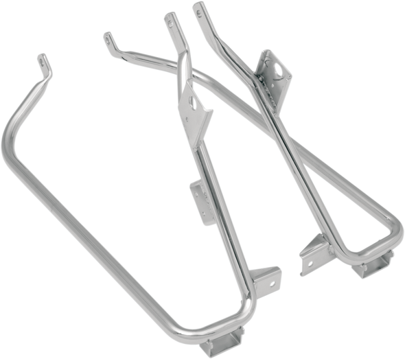 DRAG SPECIALTIES Saddlebag Support Brackets - Chrome - 09-13FLT S77-0138