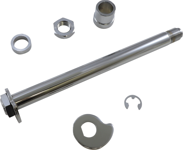 DRAG SPECIALTIES Axle - Rear - Chrome - '02-'07 FLT W16-0349