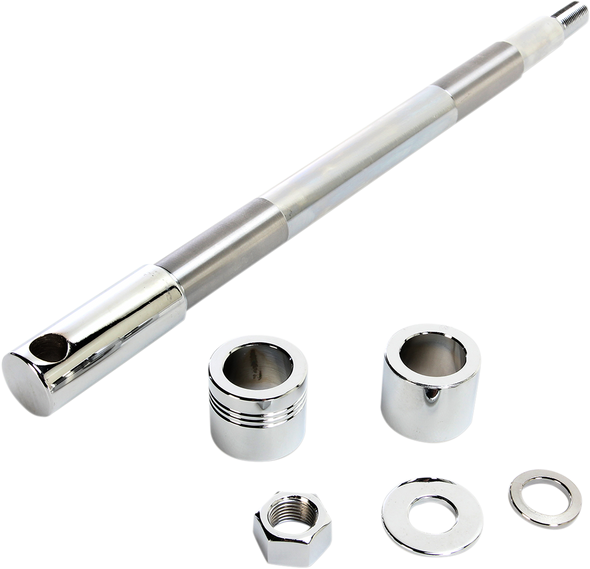 DRAG SPECIALTIES Axle - Front - Kit - Chrome - '00-'06 FXST 16-0317NU