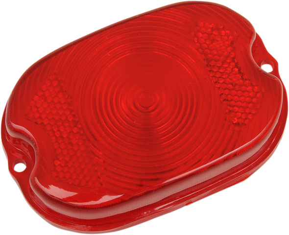 DRAG SPECIALTIES Replacement Taillight Lens - Red 12-0012-HC3