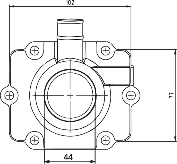 KIMPEX Carburetor Flange - Polaris 301736