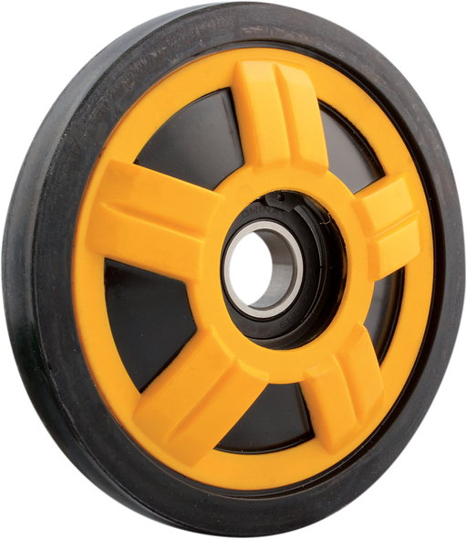 KIMPEX Idler Wheel with Bearing 6004-2RS - Yellow - Group 13 - 178 mm OD x 20 mm ID 298970