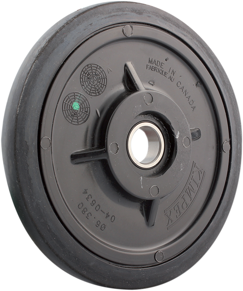 KIMPEX Idler Wheel with Bearing 6004-2RS - Black - Group 15 - 6.38" OD x 20 mm ID 298934