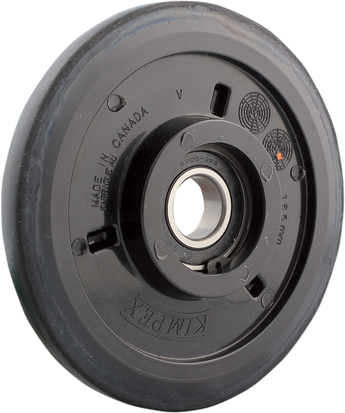 KIMPEX Idler Wheel with Bearing 6205-2RS - Black - Group 10 - 165 mm OD x 1" ID 298927