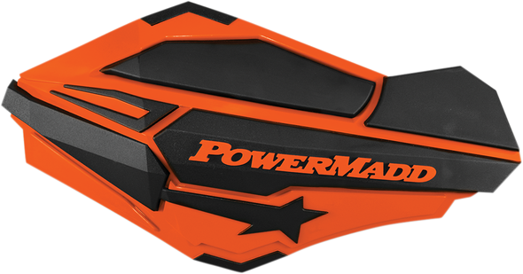 POWERMADD/COBRA Handguards - Orange/Black 34405