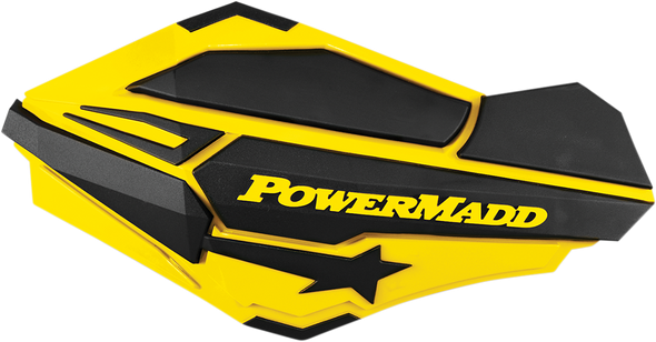 POWERMADD/COBRA Handguards - Suzuki Yellow/Black 34406