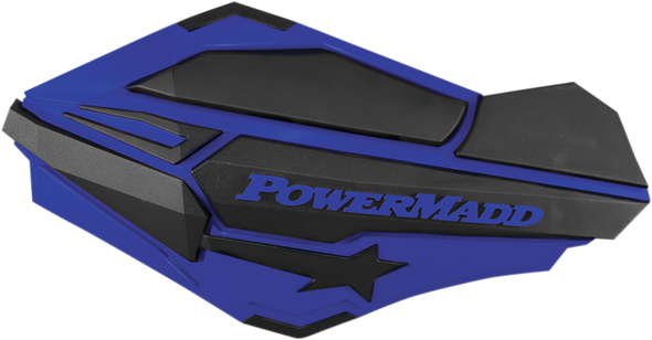 POWERMADD/COBRA Handguards - Blue/Black 34404