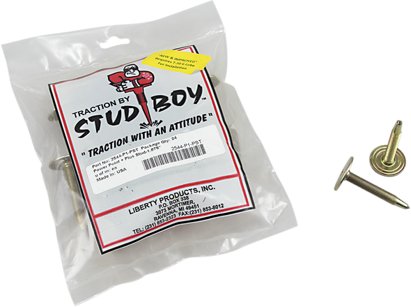 STUD BOY Studs without Locknuts - 1.875" - 24 Pack 2544-P1-PS