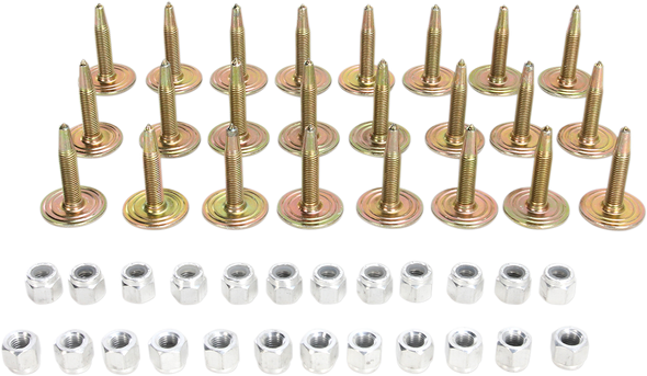 STUD BOY Studs with Locknuts - 1.625" - 24 Pack 2486-P1