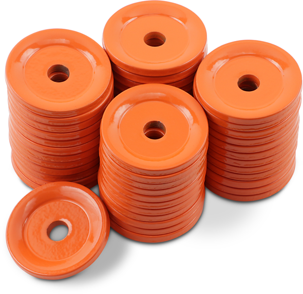 Woodys Double Digger Support Plates – 5/16 Aluminum, 48-Pack For Snowmobile Tracks