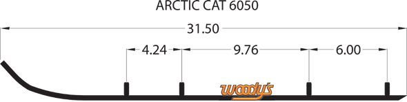 WOODY'S Trail Blazer IV™ Flat-Top® - 6" - 60° TAT4-6050