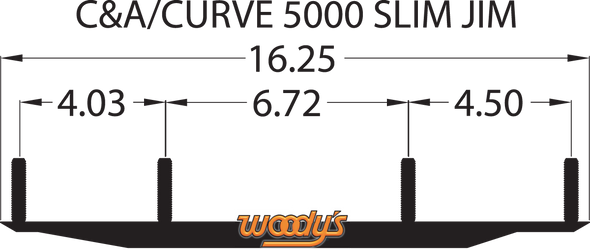 WOODY'S Dooly™ Runners - 6" - 60° DC6-5000