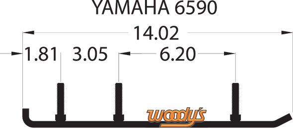 WOODY'S Trail Blazer IV™ Flat-Top® - 6" - 60° TYV4-6590