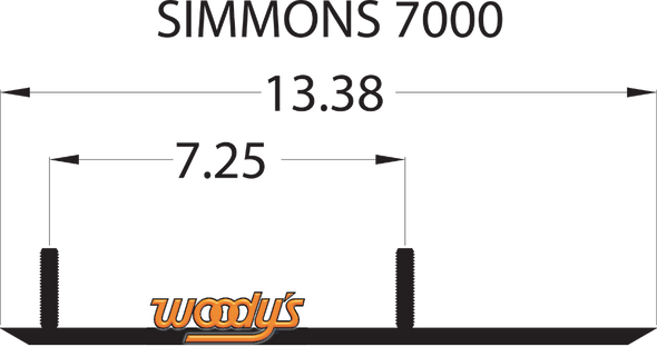 WOODY'S Trail Blazer IV™ Flat-Top® - 6" - 60° TSM4-7000