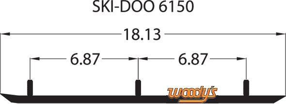 WOODY'S Extender Trail III™ Flat-Top® Runner ESD3-6150